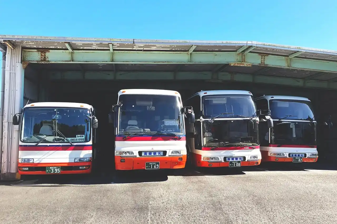 高崎観光バス バス車庫