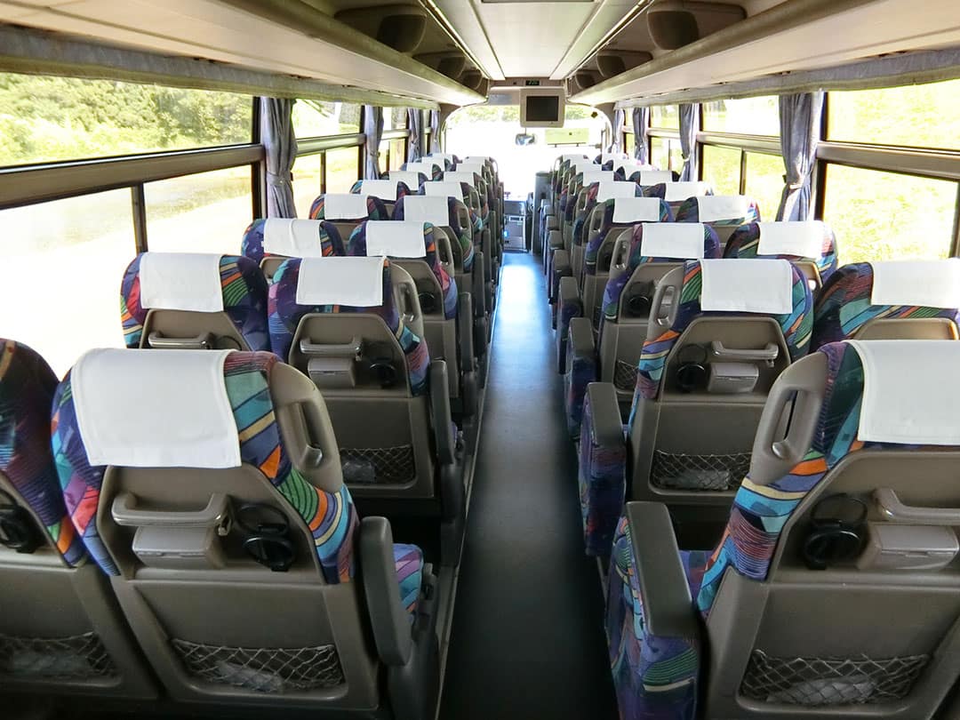 大型バス(スーパーハイデッカー)169号 座席後部